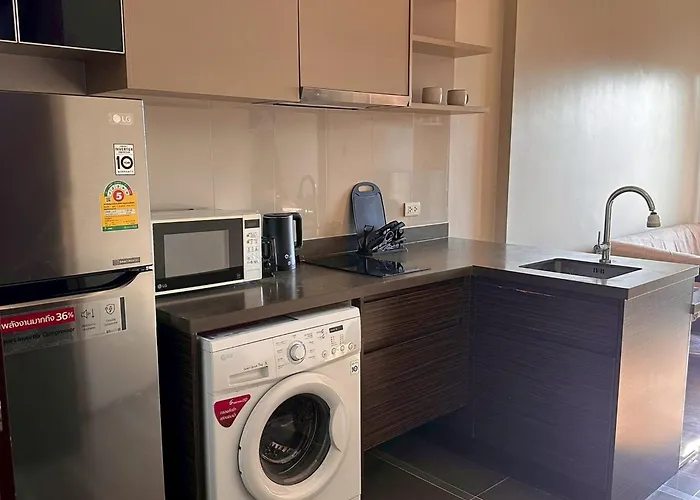 Modern Cozy Nest 3 Mins To Bts Saphan Khwai