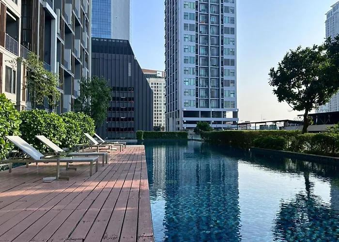 Modern Cozy Nest 3 Mins To Bts Saphan Khwai